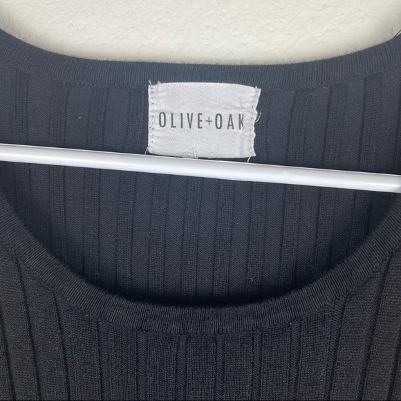 Olive + oak black bodycone long sleeve dress - Picture 3 of 5